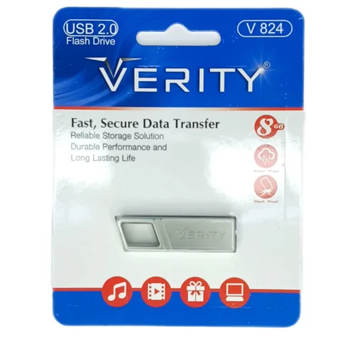 فلش مموری وریتی مدل V824 ظرفیت 8 گیگابایت