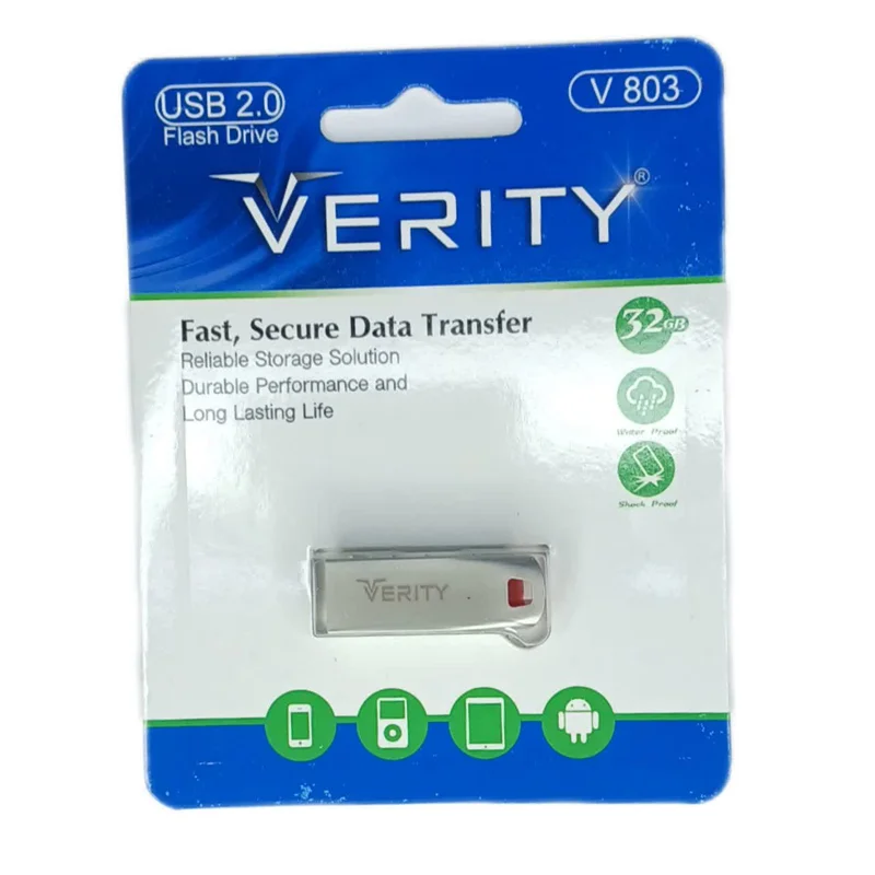 فلش مموری وریتی مدل V803 ظرفیت 32 گیگابایت