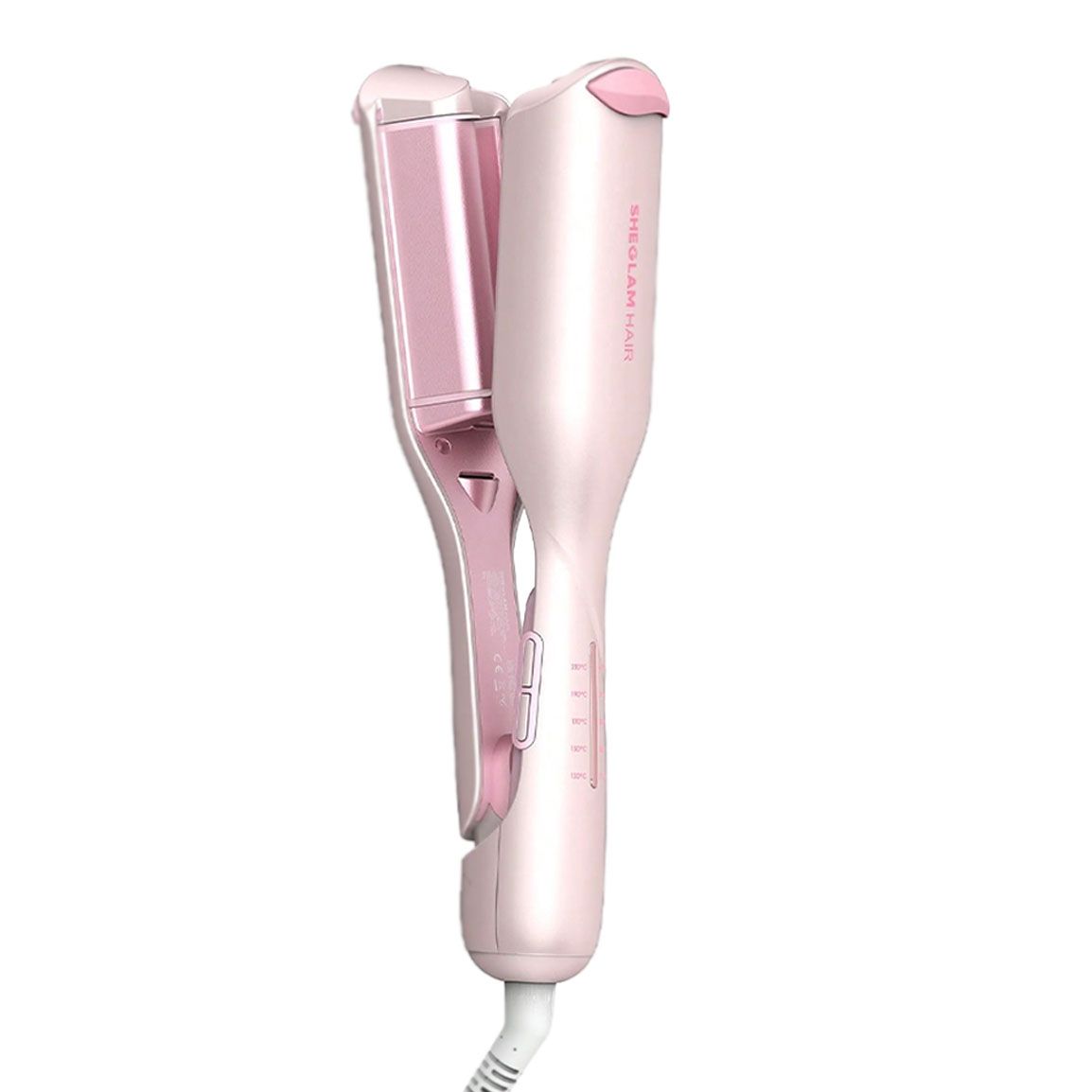 فرکننده ساحلی شیگلم صورتی مدل Cupid’s Charm Beach Babe Hair Waver (سایز 25 و 19) اورجینال